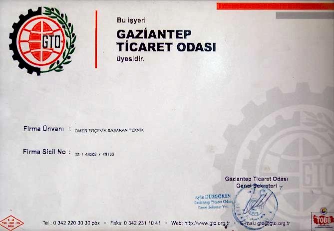 Yetkili servis belgesi